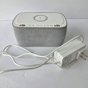 EZVALO CSD01 Bluetooth Speaker Lamp Wireless Charger 10W White Open Box